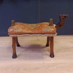 Traditional wooden puff